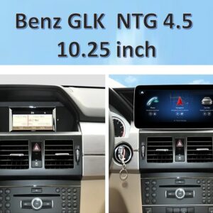 Штатна магнітола FORS.auto для Mercedes Benz GLK Class X204 – вигляд збоку