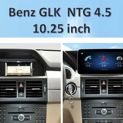 Штатна магнітола FORS.auto для Mercedes Benz GLK Class X204 – вигляд збоку