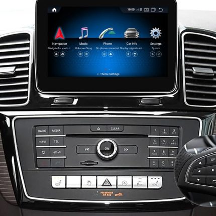 Штатна магнітола FORS.auto для Mercedes-Benz GLE-Class NTG 5.0 (W167) в інтер'єрі