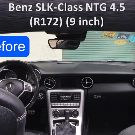 Штатна магнітола FORS.auto для Mercedes-Benz SLK-Class NTG 4.5 (R172) - вигляд збоку