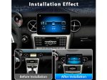 Штатна магнітола FORS.auto для Mercedes-Benz SLC-Class NTG 5.0 (R172) (4+32Gb, 9") 2016-2020 – вигляд збоку