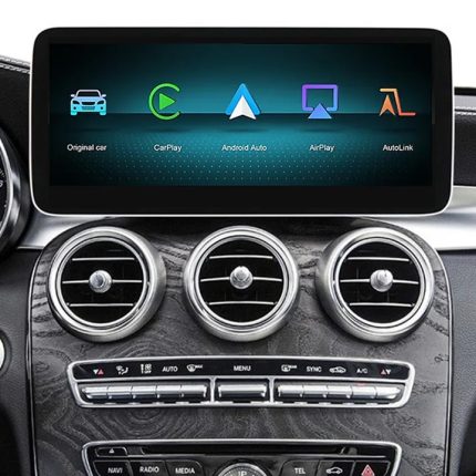 Штатна магнітола FORS.auto для Mercedes-Benz C/GLC-Class NTG 5.5 (W205) (4+32Gb, 10.25") 2019-2020 – вигляд збоку