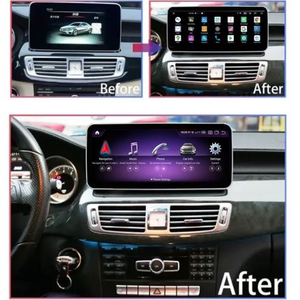 Штатна магнітола FORS.auto Mercedes CLS Class C218 (2011-2012) – вигляд збоку