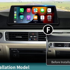 Головна FORS auto штатна магнітола BMW 3 серія E90/E91/E92/E93 CСC (8+64Gb, 10.25") 2005-2009 вигляд збоку