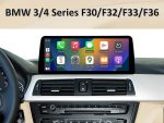 Штатна магнітола FORS.auto для BMW 3/4 Series F30/F32/F33/F36 EVO в інтер'єрі авто