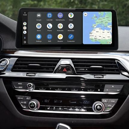 Штатна магнітола FORS.auto для BMW 5 Series G30 EVO (2018+) в інтер'єрі авто