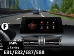 Штатна магнітола FORS.auto для BMW 1 Series E81 E82 в інтер'єрі авто
