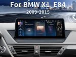 Штатна магнітола BMW X1 E84 FORS.auto (2009-2015) в інтер'єрі