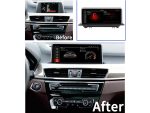 Штатна магнітола FORS.auto для BMW X1 F48/X2 F49 NBT (2016-2018) в інтер'єрі