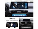 Штатна магнітола FORS.auto для BMW X1 F48/F49 EVO (12.3") 2016-2018 – вигляд збоку