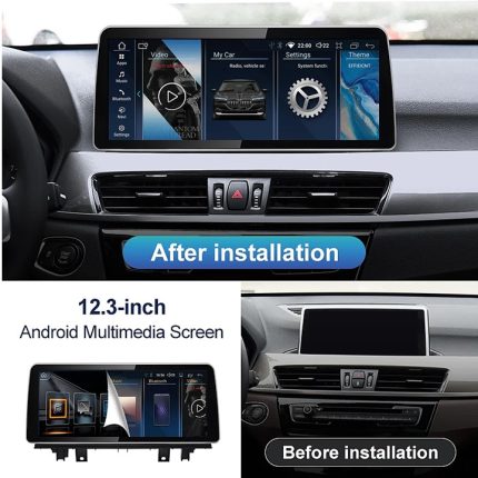 Штатна магнітола FORS.auto для BMW X1 F48/F49 EVO (12.3") 2016-2018 – вигляд збоку