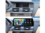 Штатна магнітола FORS.auto BMW X3 F25 в інтер'єрі автомобіля