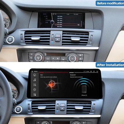 Штатна магнітола FORS.auto для BMW X3 F25/X4 F26 EVO (8+64Gb, 12.3") в інтер'єрі