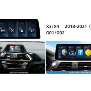 Штатна магнітола FORS.auto для BMW X3 G01/X4 G02 EVO (8+64Gb, 10.25") 2018-2021 – вигляд збоку