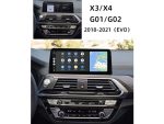 Штатна магнітола FORS.auto для BMW X3/X4 G01/G02 EVO в інтер'єрі