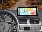 Штатна магнітола FORS.auto для BMW X3 E83 (2006-2010) в інтер'єрі авто