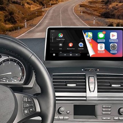 Штатна магнітола FORS.auto для BMW X3 E83 в інтер'єрі