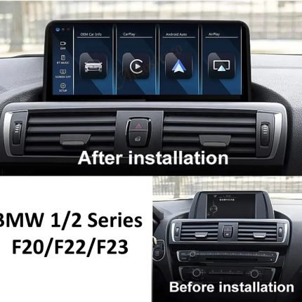 Штатна магнітола FORS.auto для BMW 1/2 Series F20/F22/F23 EVO (штатна магнітола BMW F20 F22) – вигляд збоку