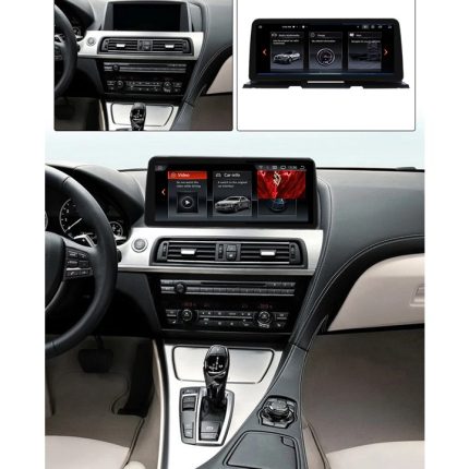 Штатна магнітола BMW 6 Series F06/F12/13 FORS.auto в інтер'єрі авто