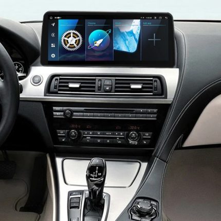 Штатна магнітола FORS.auto для BMW 6 Series F06/F12/13 NBT в інтер'єрі авто
