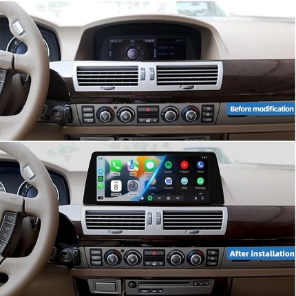 Штатна магнітола FORS.auto для BMW 7 Series E65/E66 в інтер'єрі авто