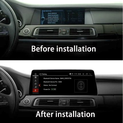 Штатна магнітола FORS.auto для BMW 7 Series F01/F02/F03 NBT (4+32Gb, 10.25") 2015-2017 – вигляд збоку