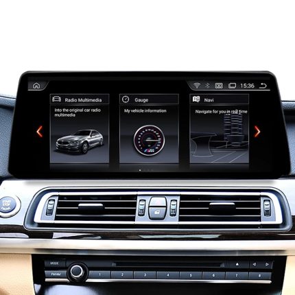 Штатна магнітола FORS.auto для BMW 7 Series F01/F02/F03 NBT (8+64Gb, 10.25") – вигляд збоку