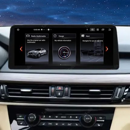 Штатна магнітола BMW X5 F15/X6 F16 FORS.auto в інтер'єрі
