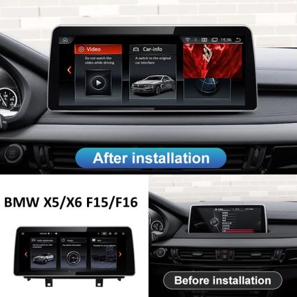 Штатна магнітола BMW X5 F15/X6 F16 FORS.auto EVO в інтер'єрі