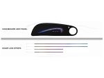 Підсвітка салону FORS.auto для Bentley Continental 2004-2011 (Galaxy)-11 LEDs - вид з боку