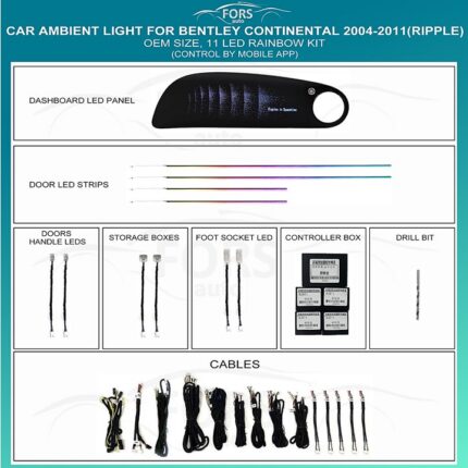 Підсвітка салону FORS.auto Ripple для Bentley Continental 2004-2011
