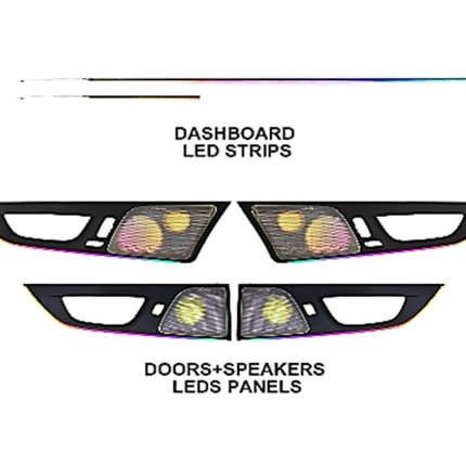Підсвітка салону FORS.auto для Volvo S60 2020-2022 (Rainbow Kit) - 24 LEDs - 1