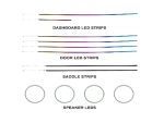 Підсвітка салону FORS.auto MG 7 Rainbow Kit – вид збоку