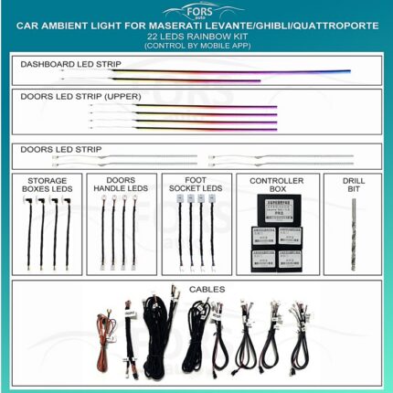 Підсвітка салону Maserati Rainbow Kit FORS.auto
